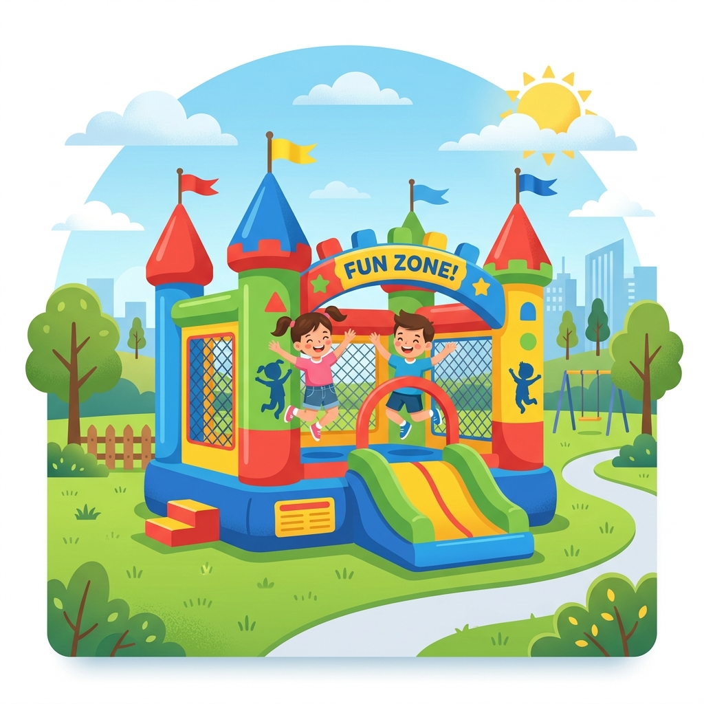 Springkussen & Games Zone
